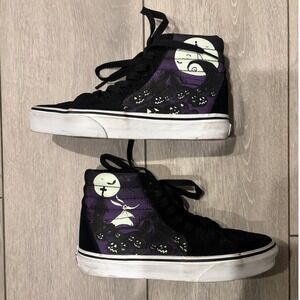 Vans Sk8-Hi Nightmare Before Christmas Jack's Lament Glow Sneakers Womens 6.5